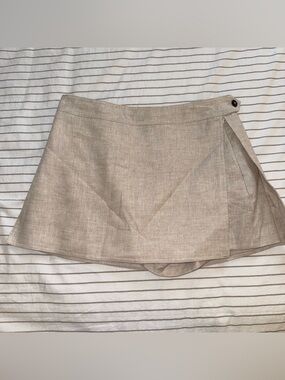 Kookai Neutral Beige Skort